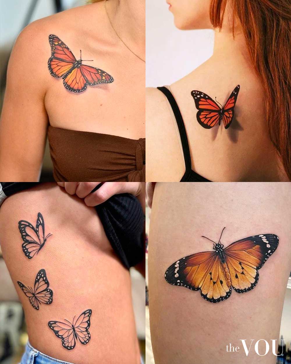 Monarch Butterfly Tattoos