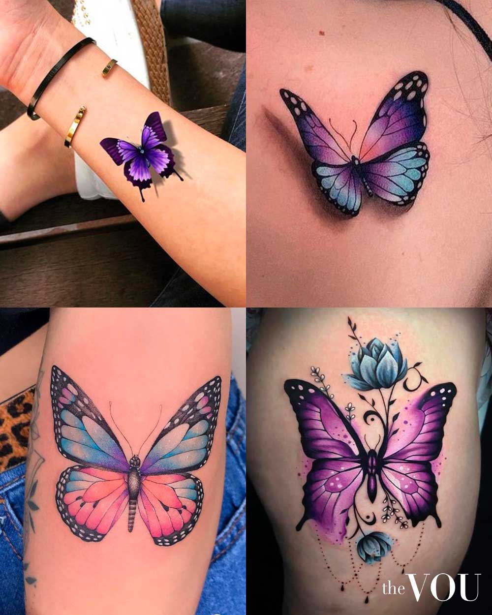 40 Unique Butterfly Tattoo Ideas to Get Inspired  Hairstyle