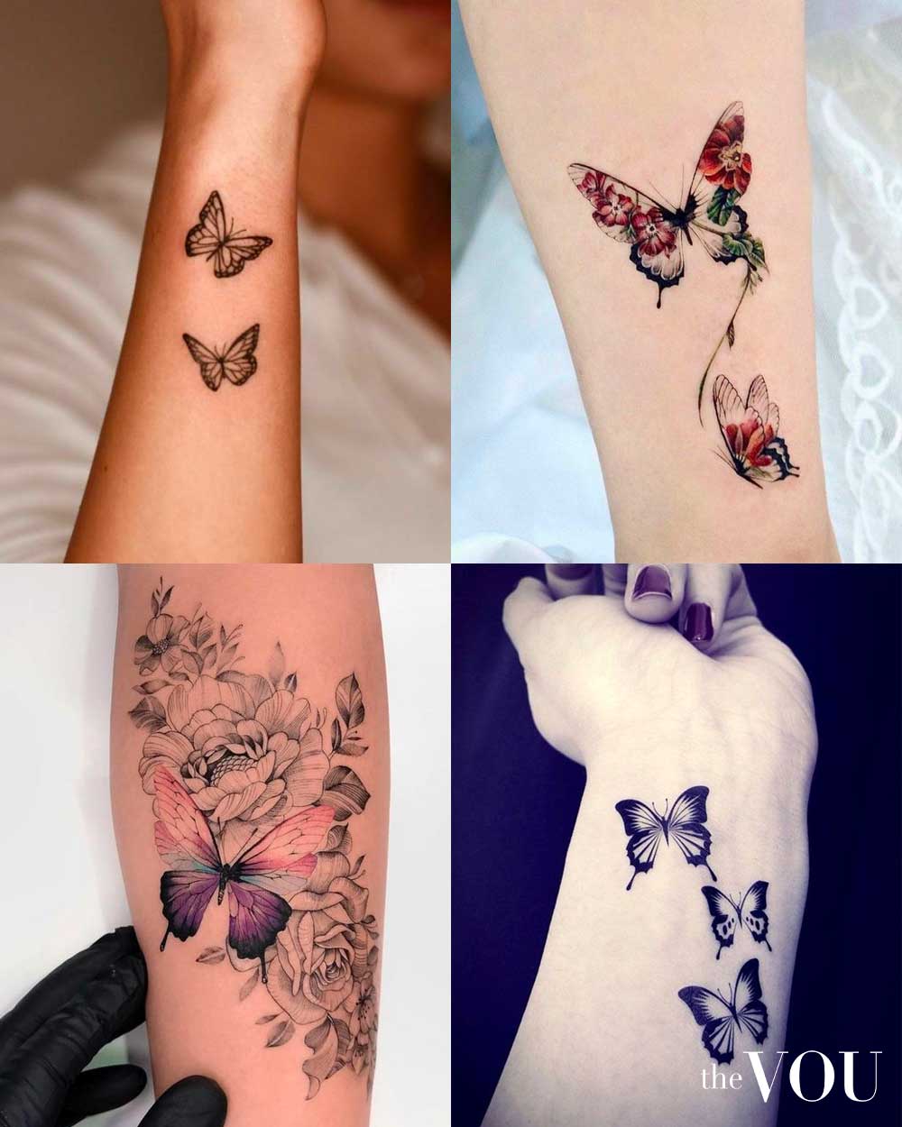 Wrist Butterfly Tattoos