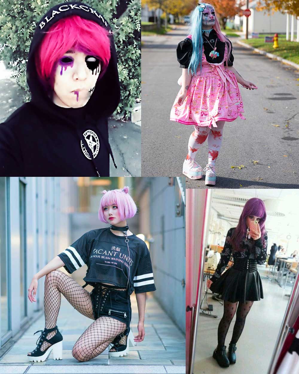 Pastel Goth Fashion Style 2010s