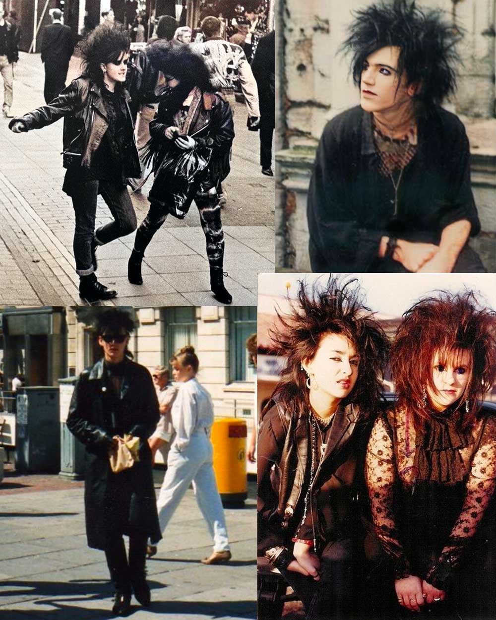 Post Punk Goth fashion style origin