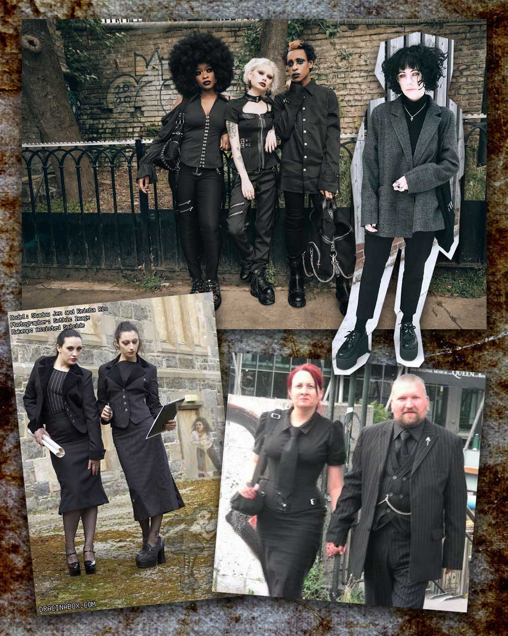 2010s Corp Gothic fashion style