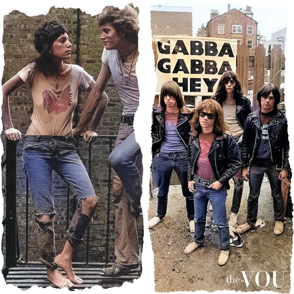 American 70s Punk The Ramones and Patti Smith