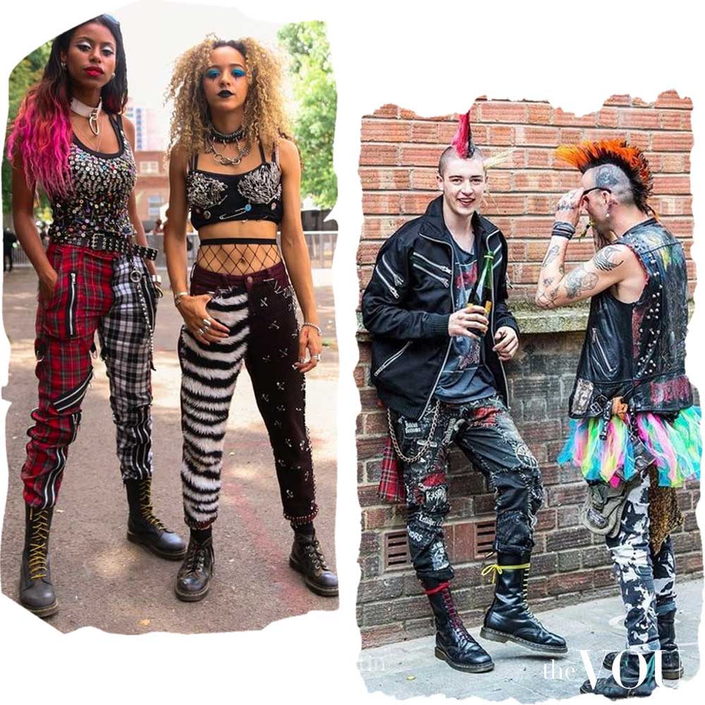 80s punk style clothing hotsell