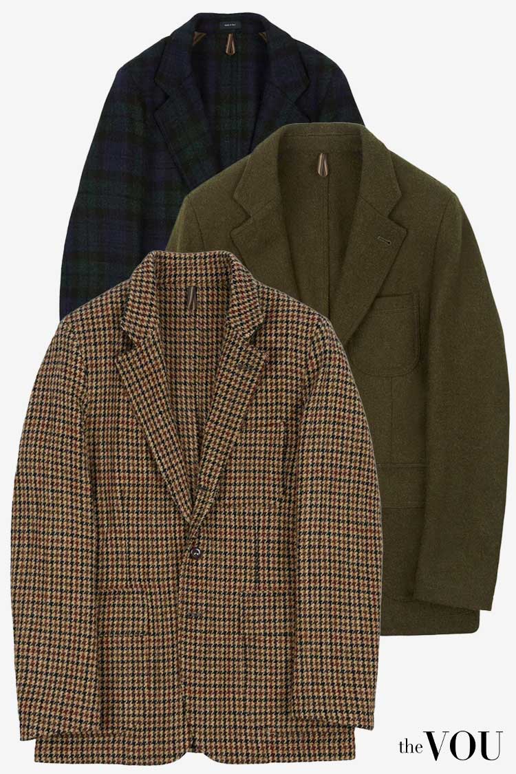 Sloane Ranger Style Tweed Blazers