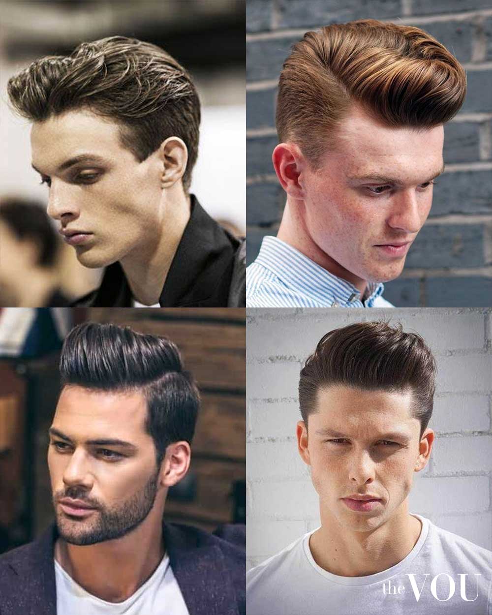 Classic Pompadour Old Money Hairstyle Men