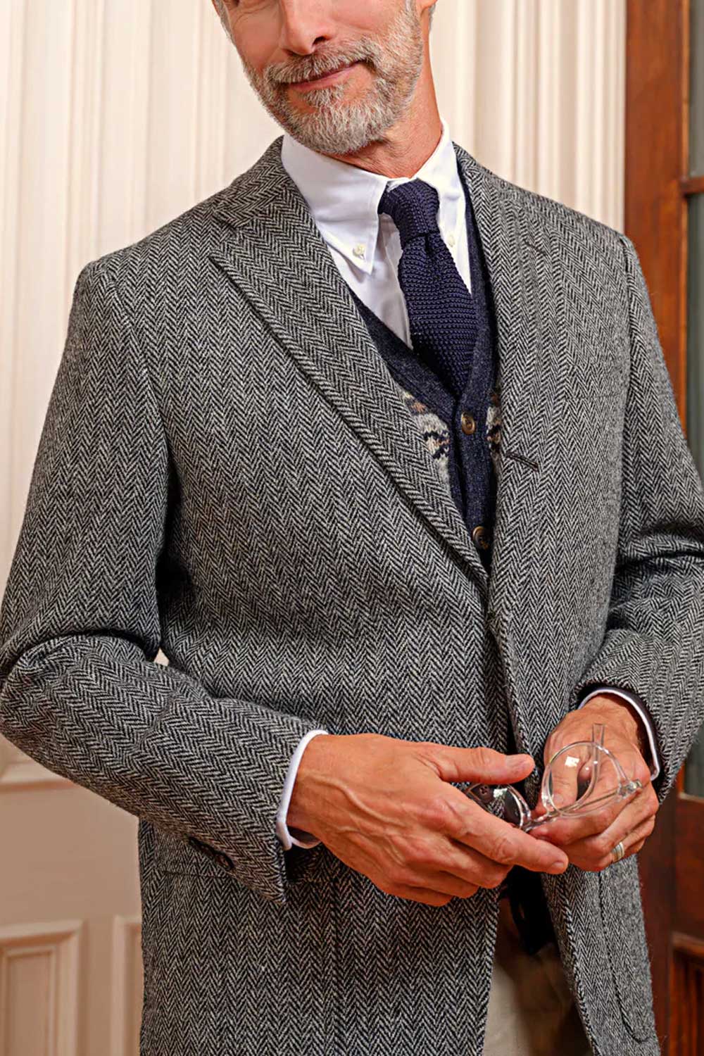 J.Press Preppy style Tweed Sportscoat