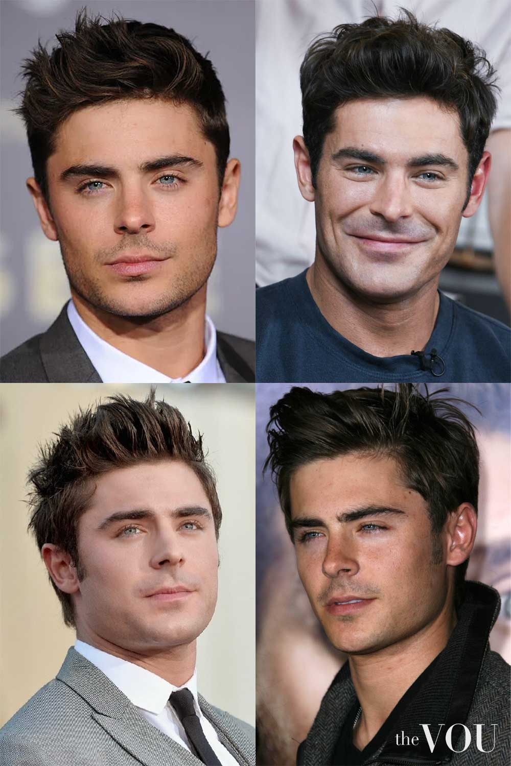 Zac Efron quiff old money hairstyle