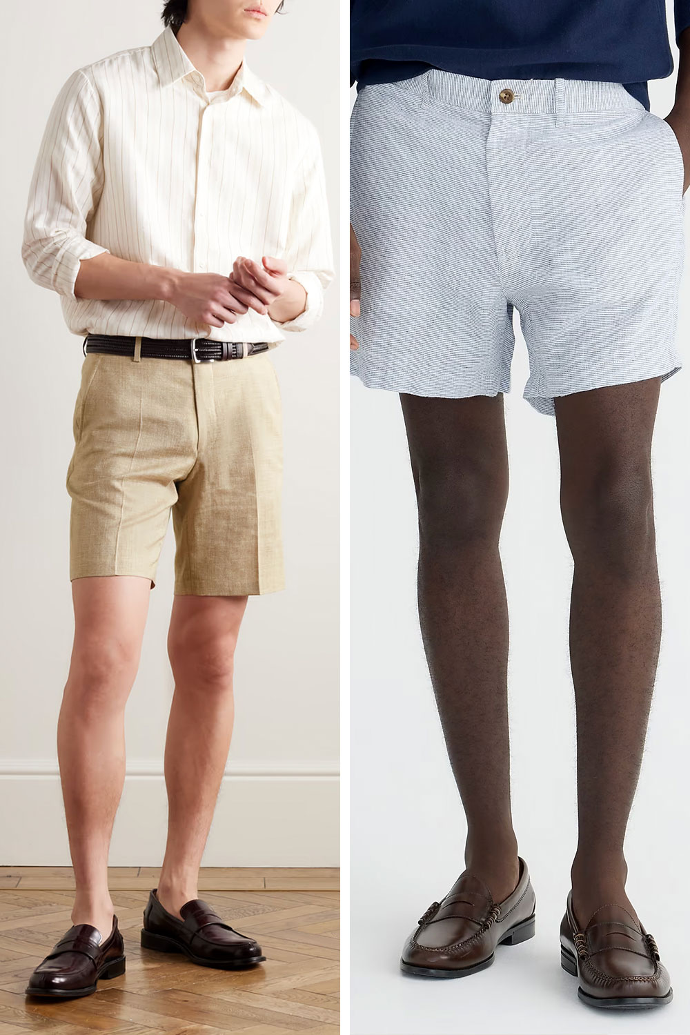 Penny Loafers With Shorts