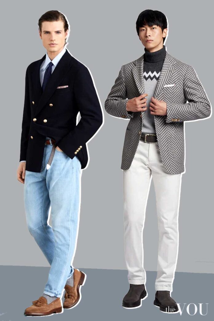 Styling Blazers and Sports Coats With Jeans Men