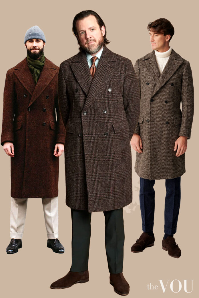 Mens ulster overcoat best sale