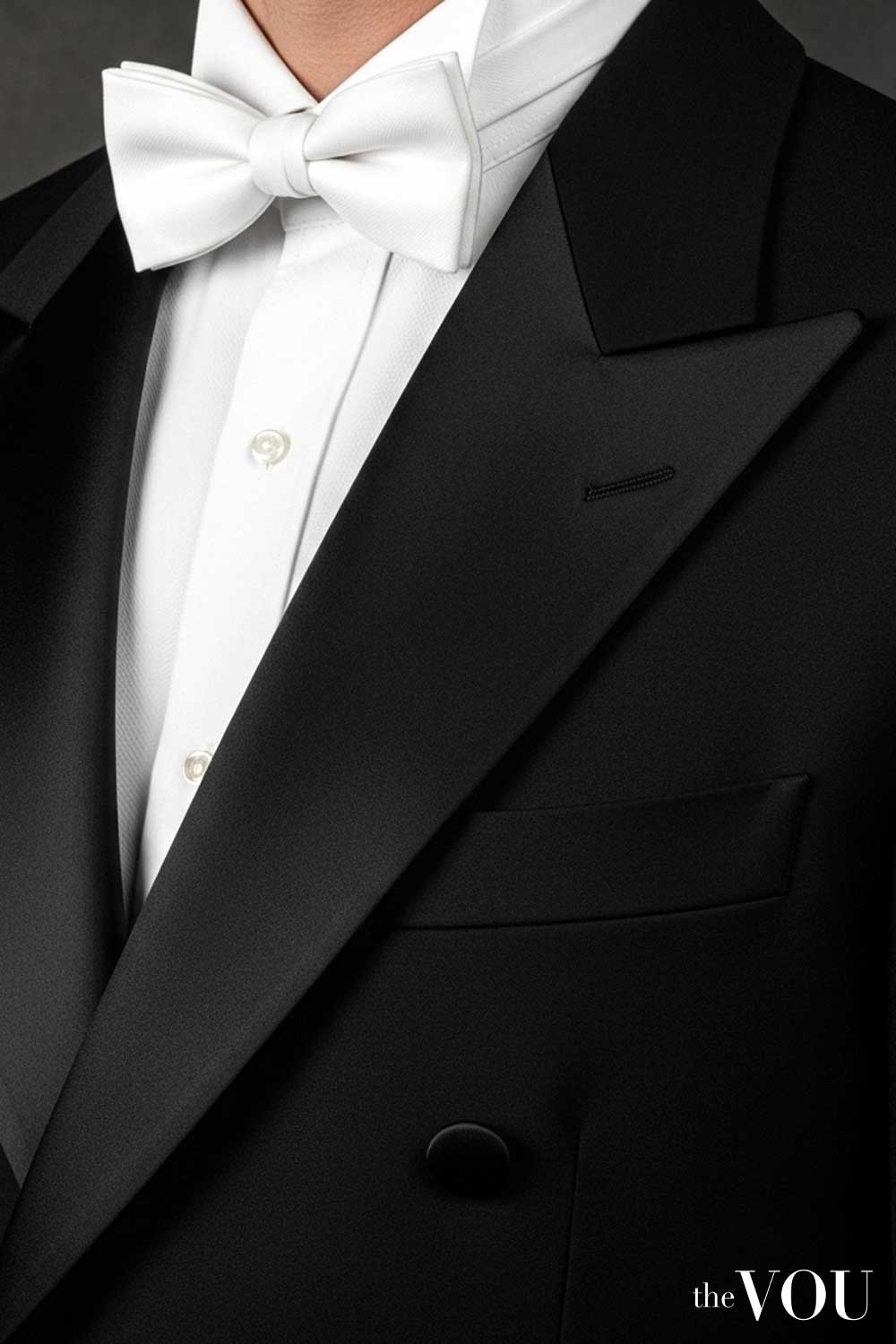 Peaked Lapels Faced with Silk