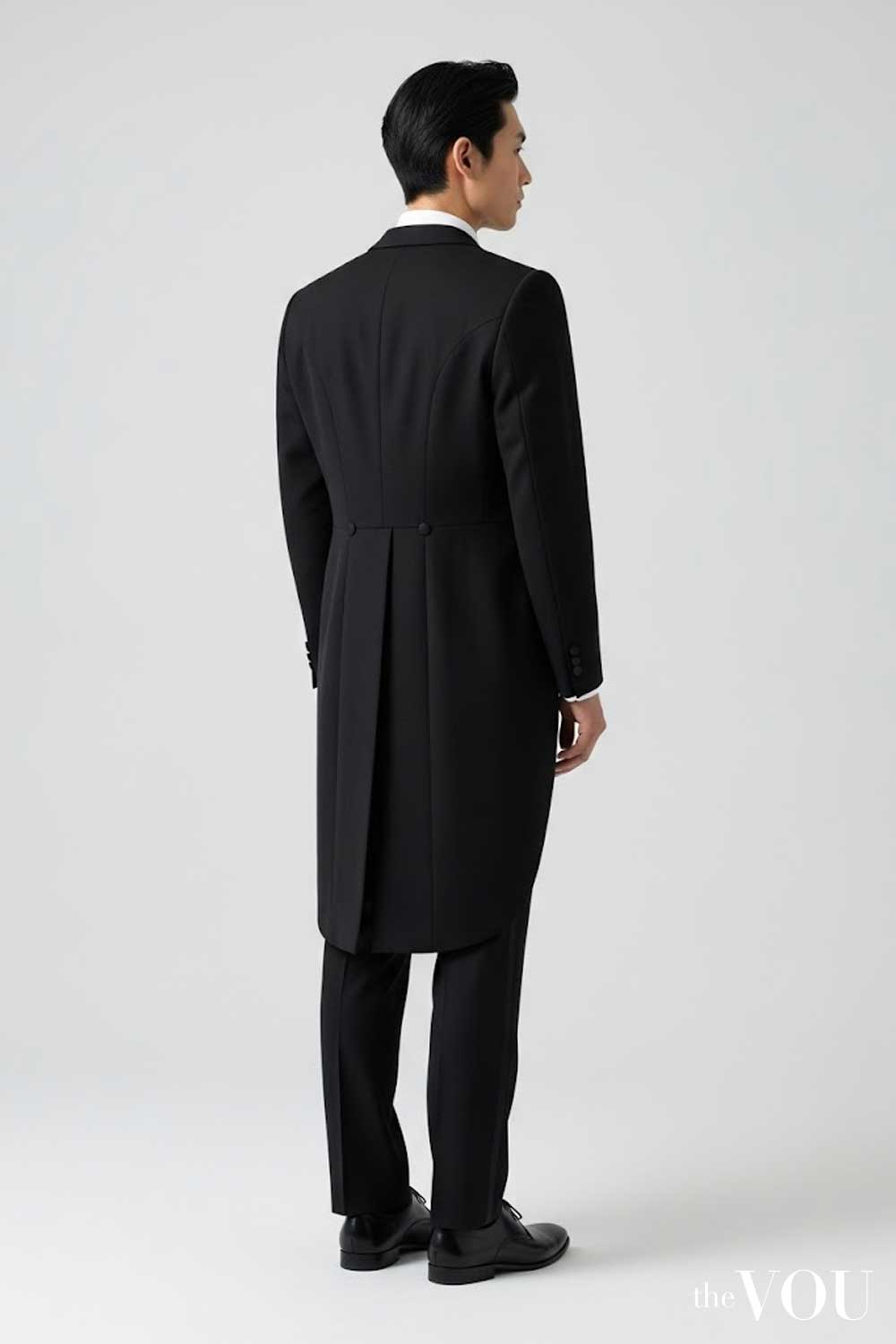 White Tie Tailcoats Tails Back