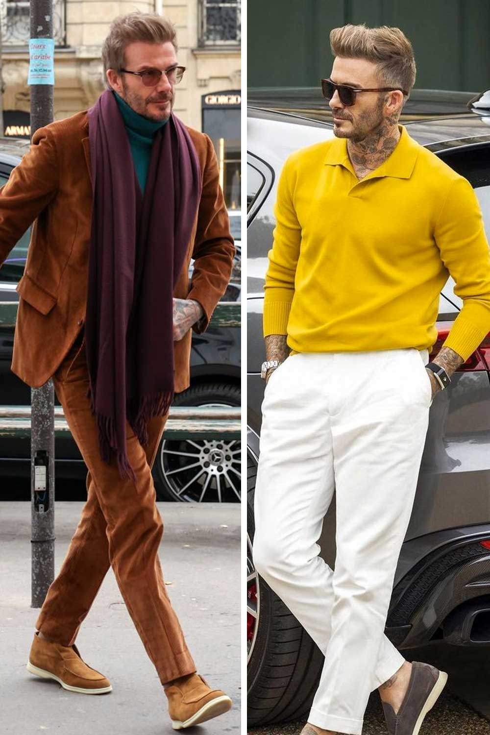 David Beckham's Loro Piana Outfit