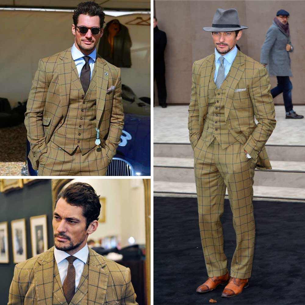 David Gandy Savile Row Henry Poole & Co Three Piece Suit