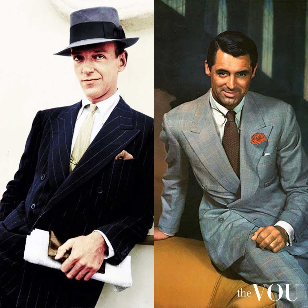 Fred Astaire and Cary Grant Hollywood stars Savile Row Golden Age