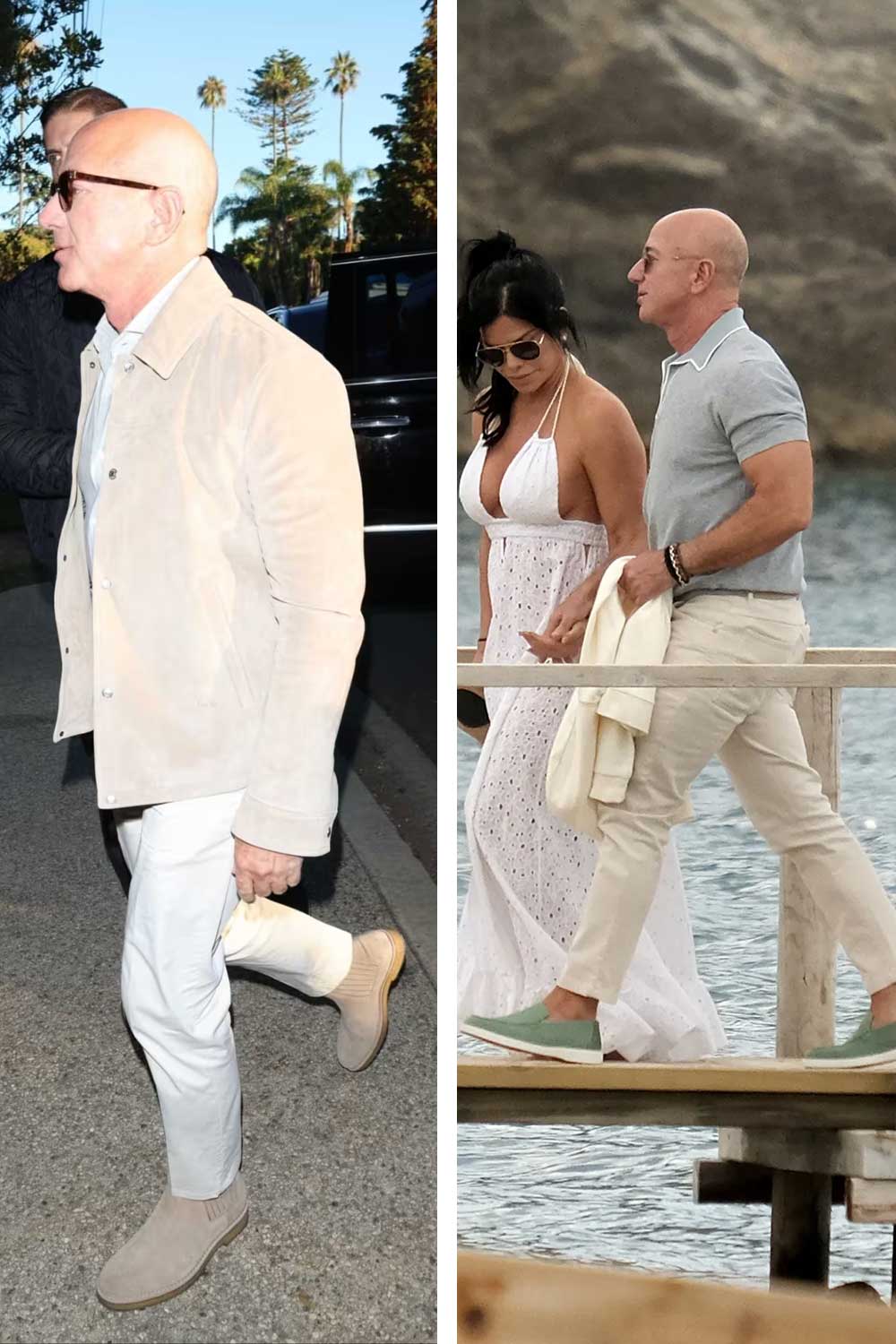 Jeff Bezos wearing Loro Piana