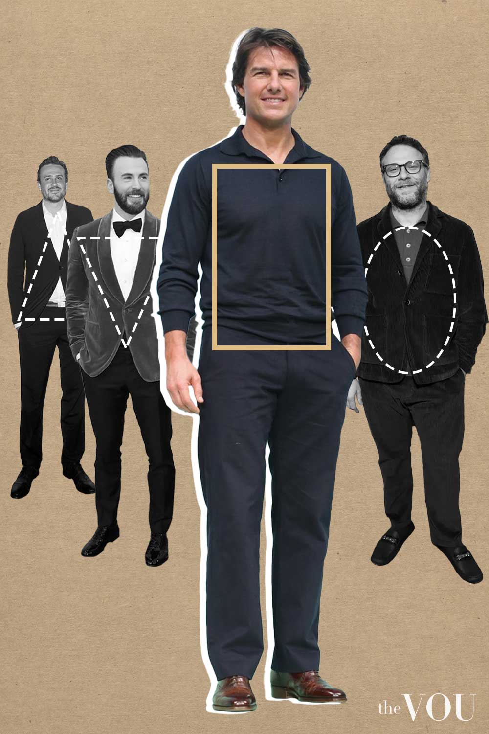 Rectangle Body Shape Styling Men