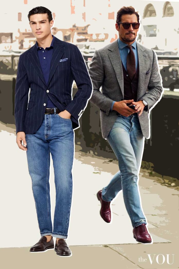 Styling Dress Shoes with Jeans Men
