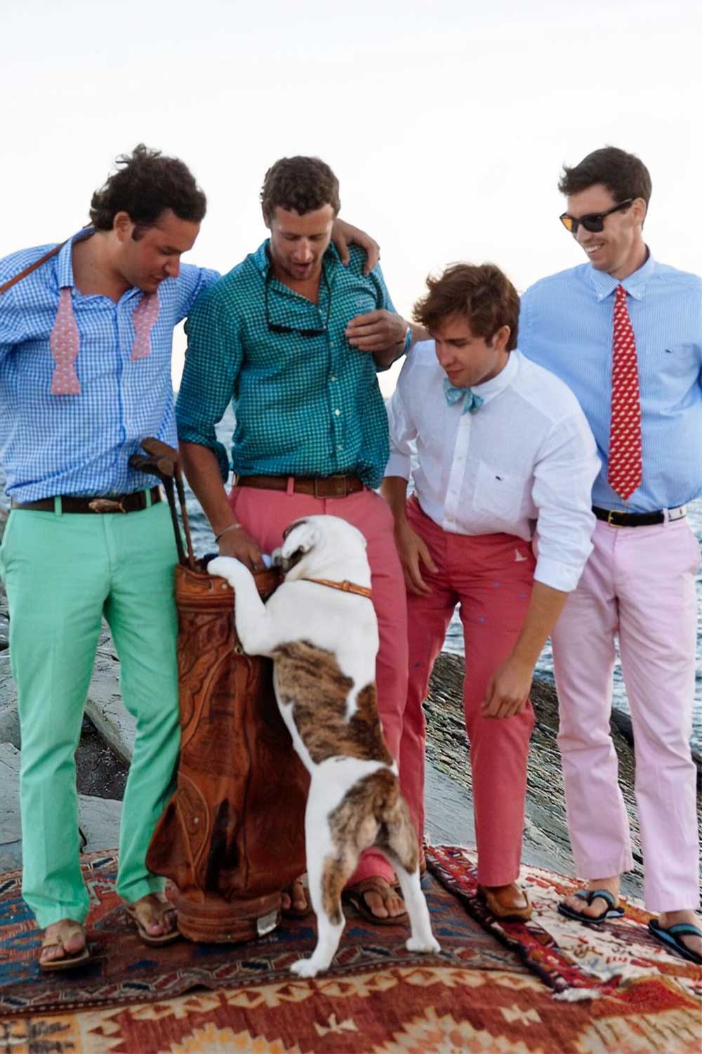 sachin and babi light blue dress Hyannisport Club | Golf Courses main image 0