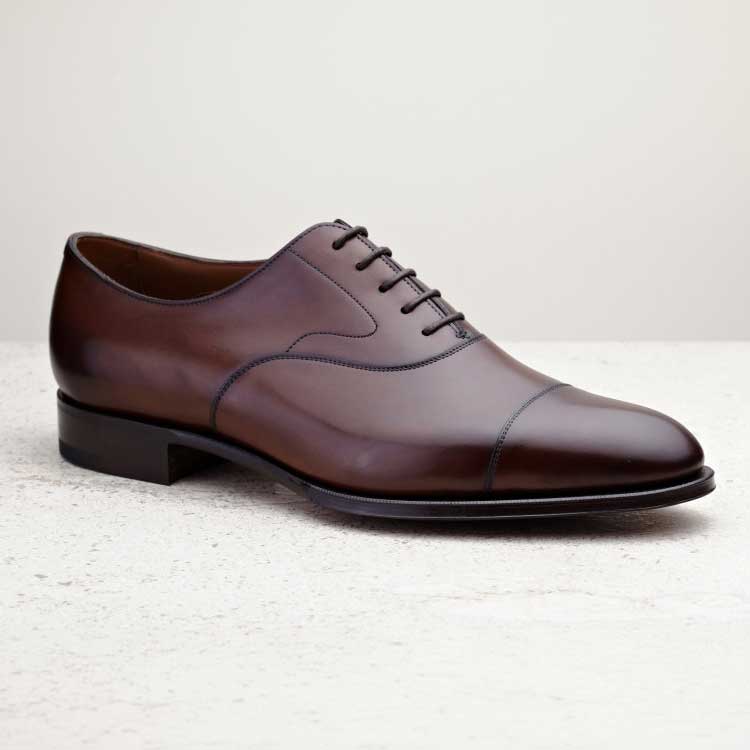 Edward Green Dark Oak Chelsea Oxford Shoes