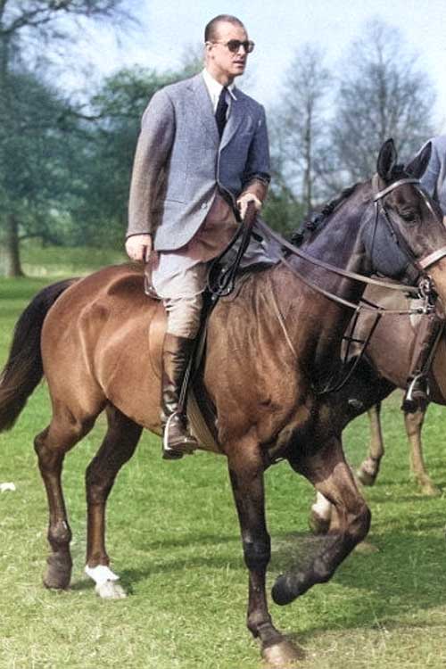 Prince Philip, Duke of Edinburgh equestrian chic style