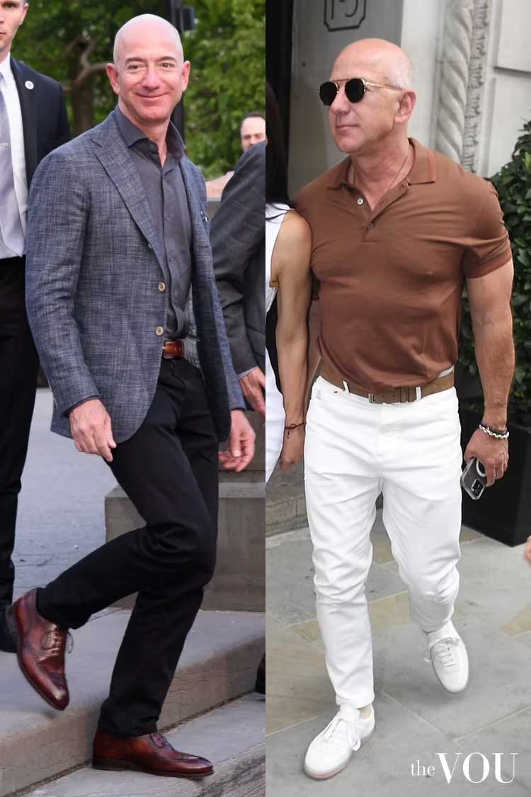 Jeff Bezos Wearing Brunello Cucinelli