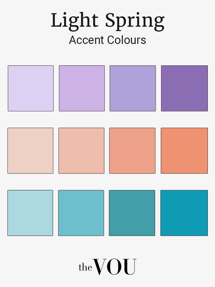 Light Spring Accent Colours