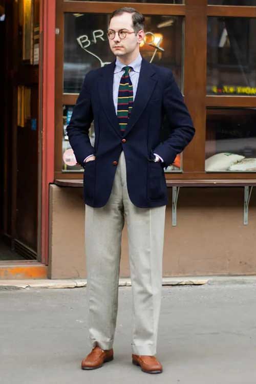 Oxbridge Style Men Outfit Idea