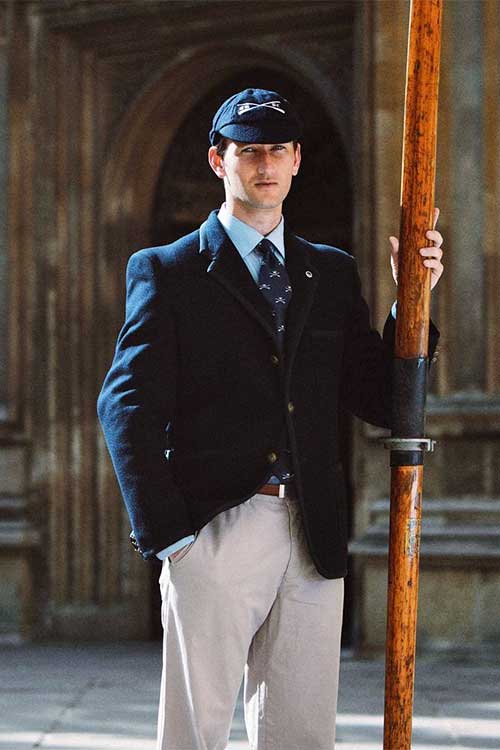 Oxbridge Style Men Outfit Idea Rowing