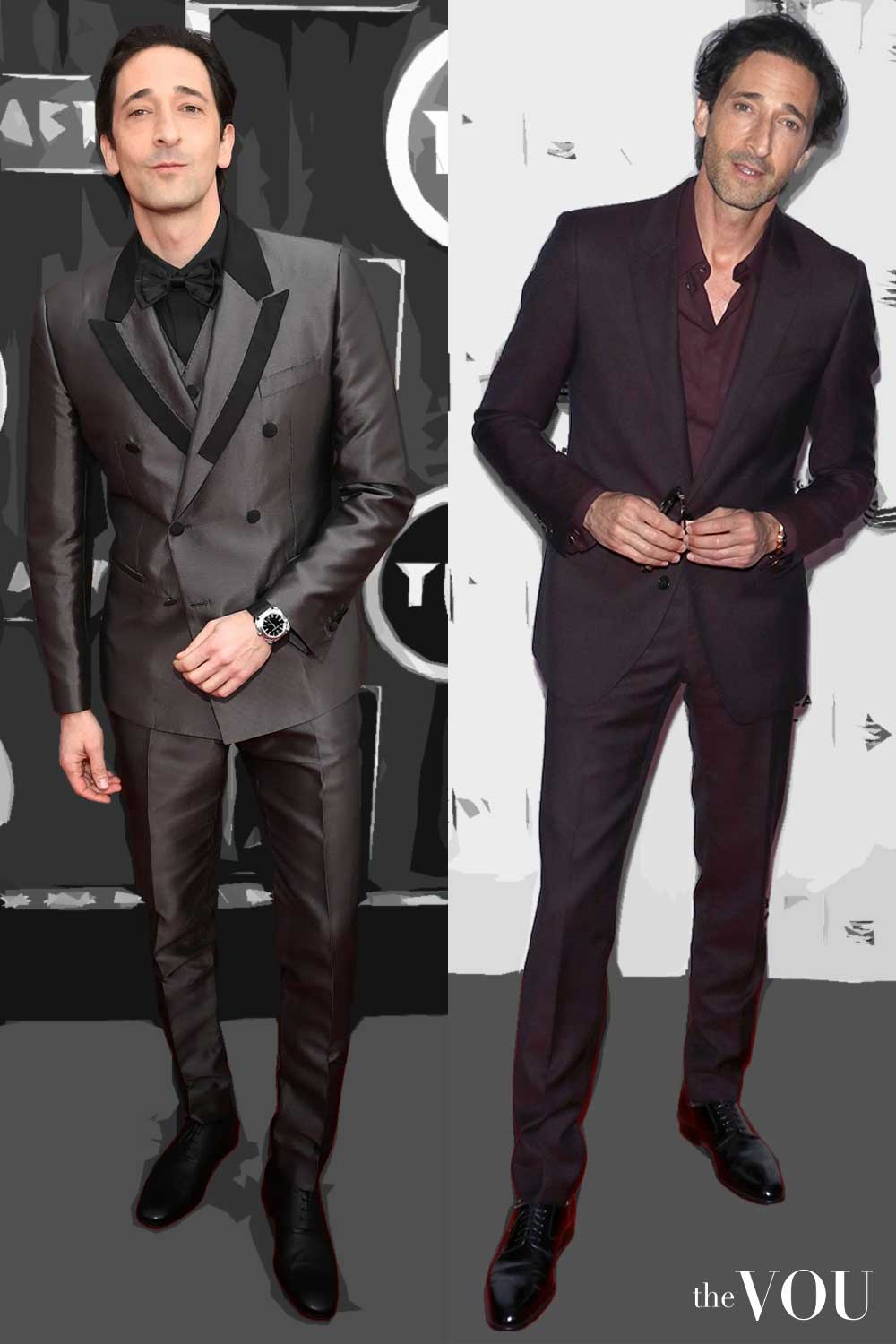 Adrien Brody Rectangle Body Shape Formal Style