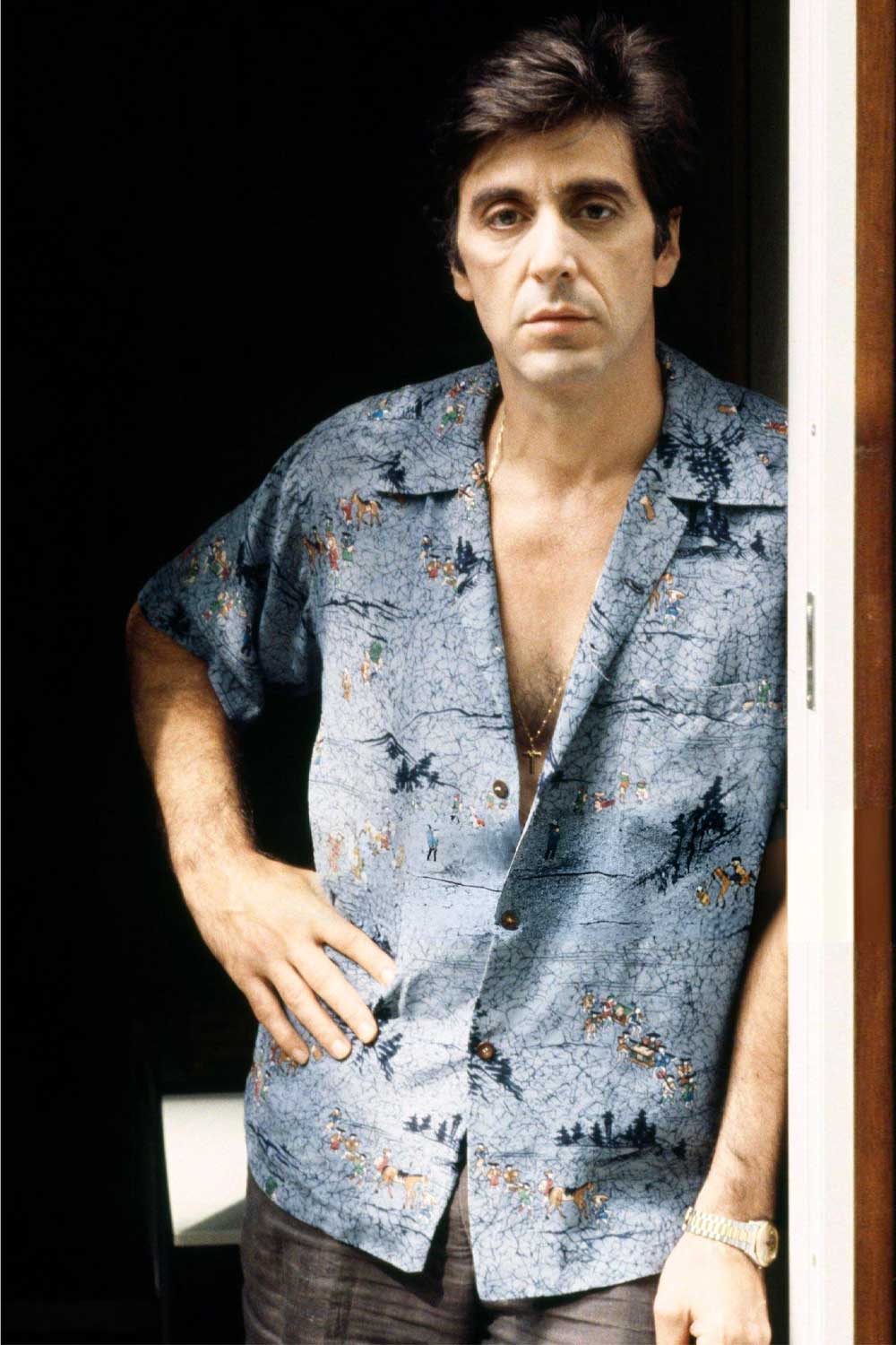 Al Pacino's 80s style Hawaiian Shirt