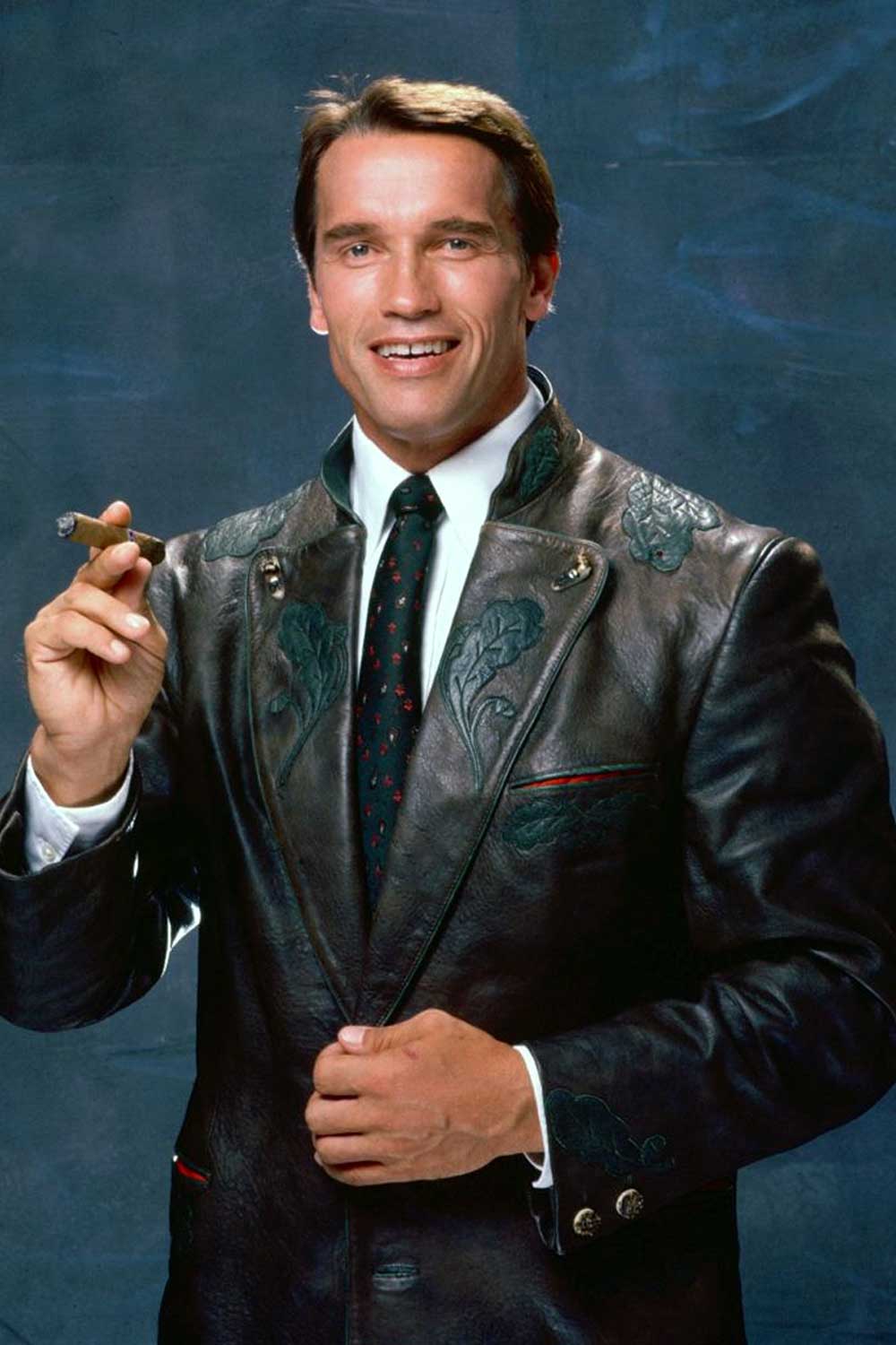 Arnold Schwarzenegger's 80s Leather Jacket