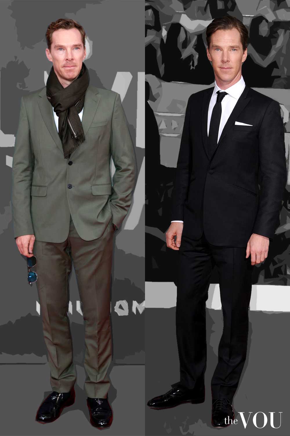 Benedict Cumberbatch Rectangle Body Shape Formal Style