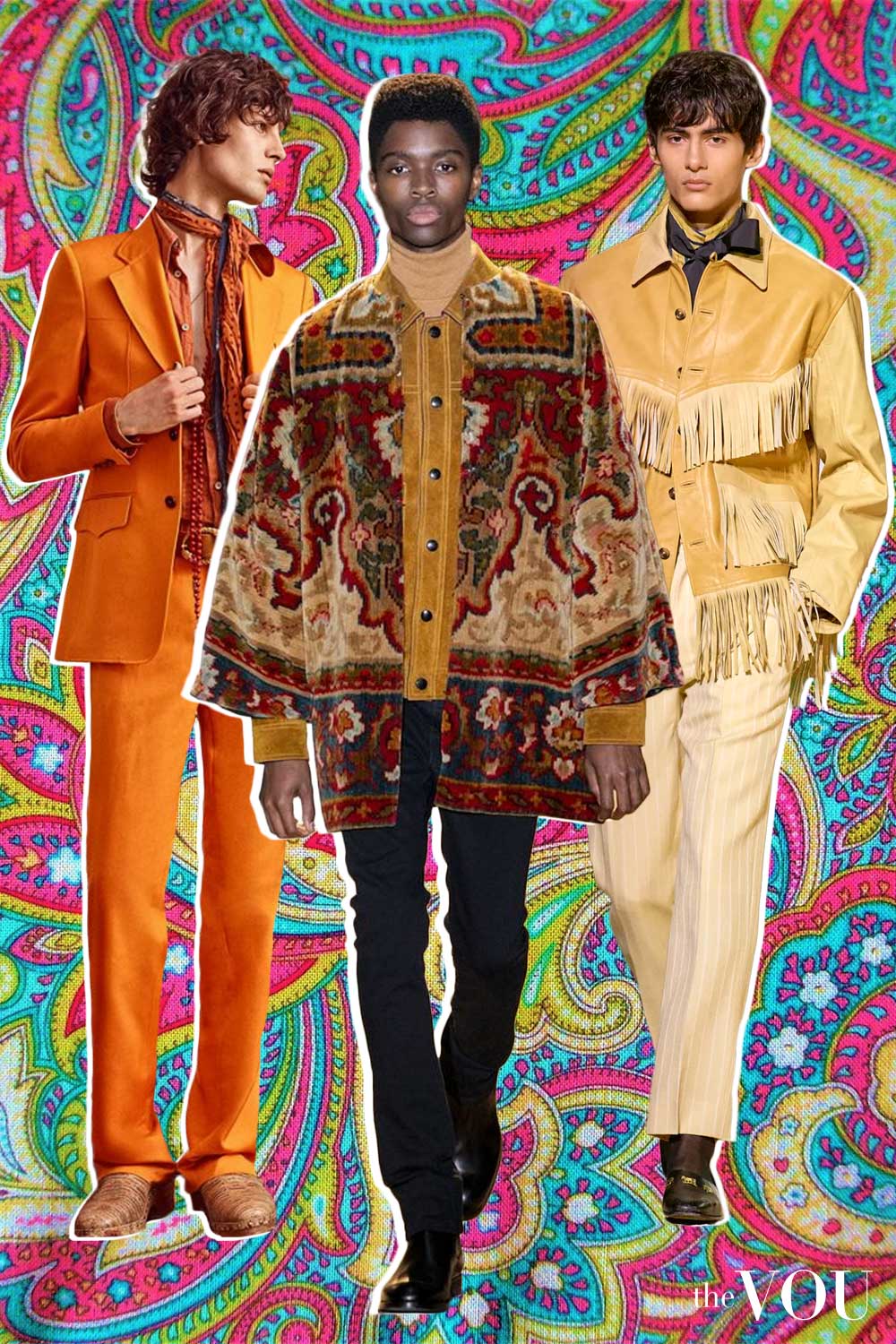 Bohemian fashion style men