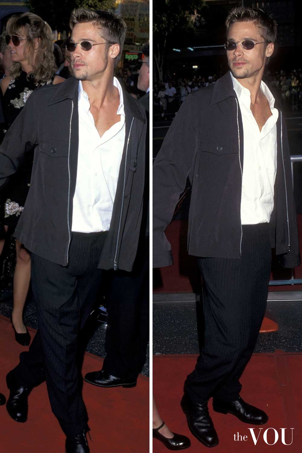 Brad Pitt 90s Style Business Casual