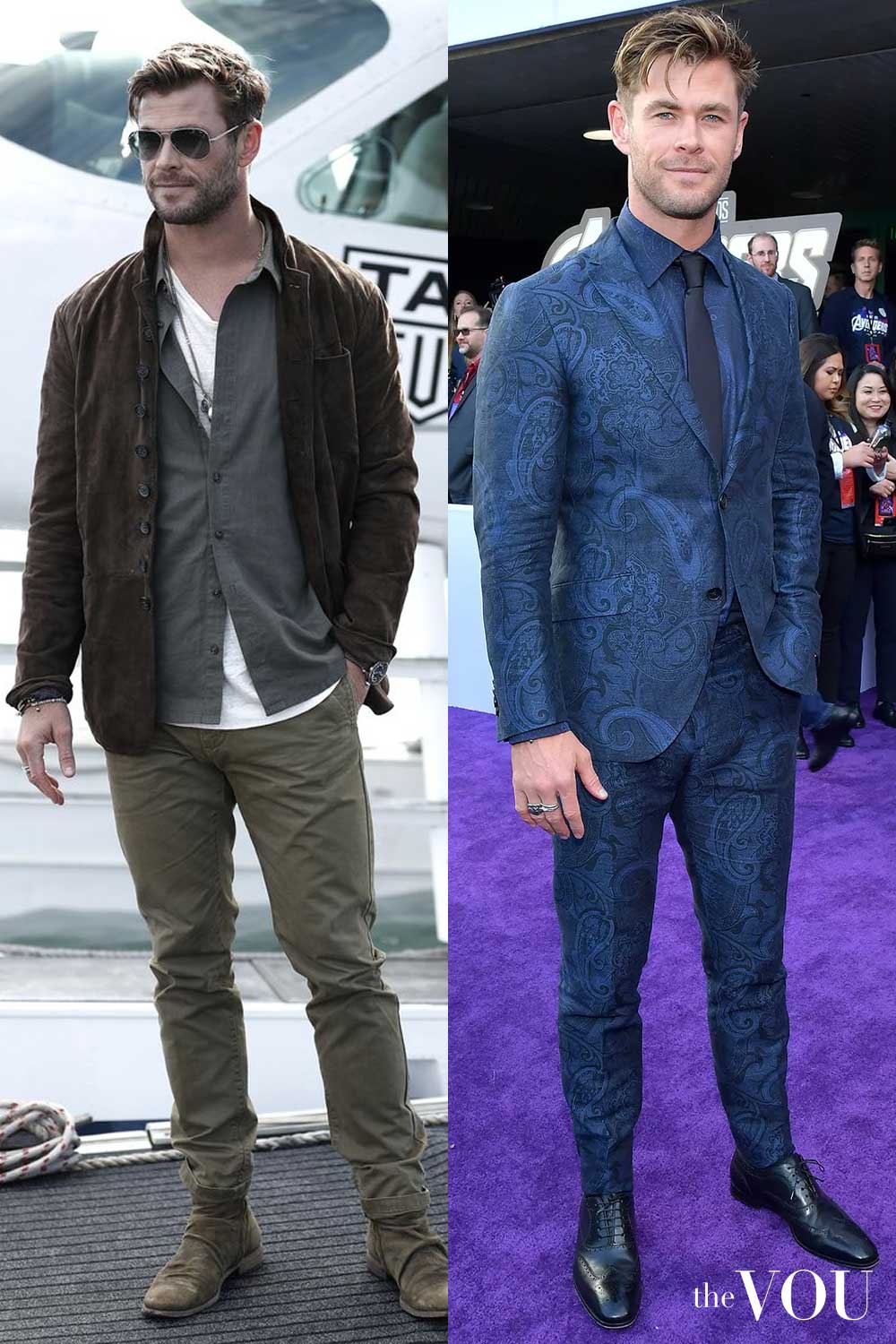 Chris Hemsworth True Spring Seasonal Colour Style