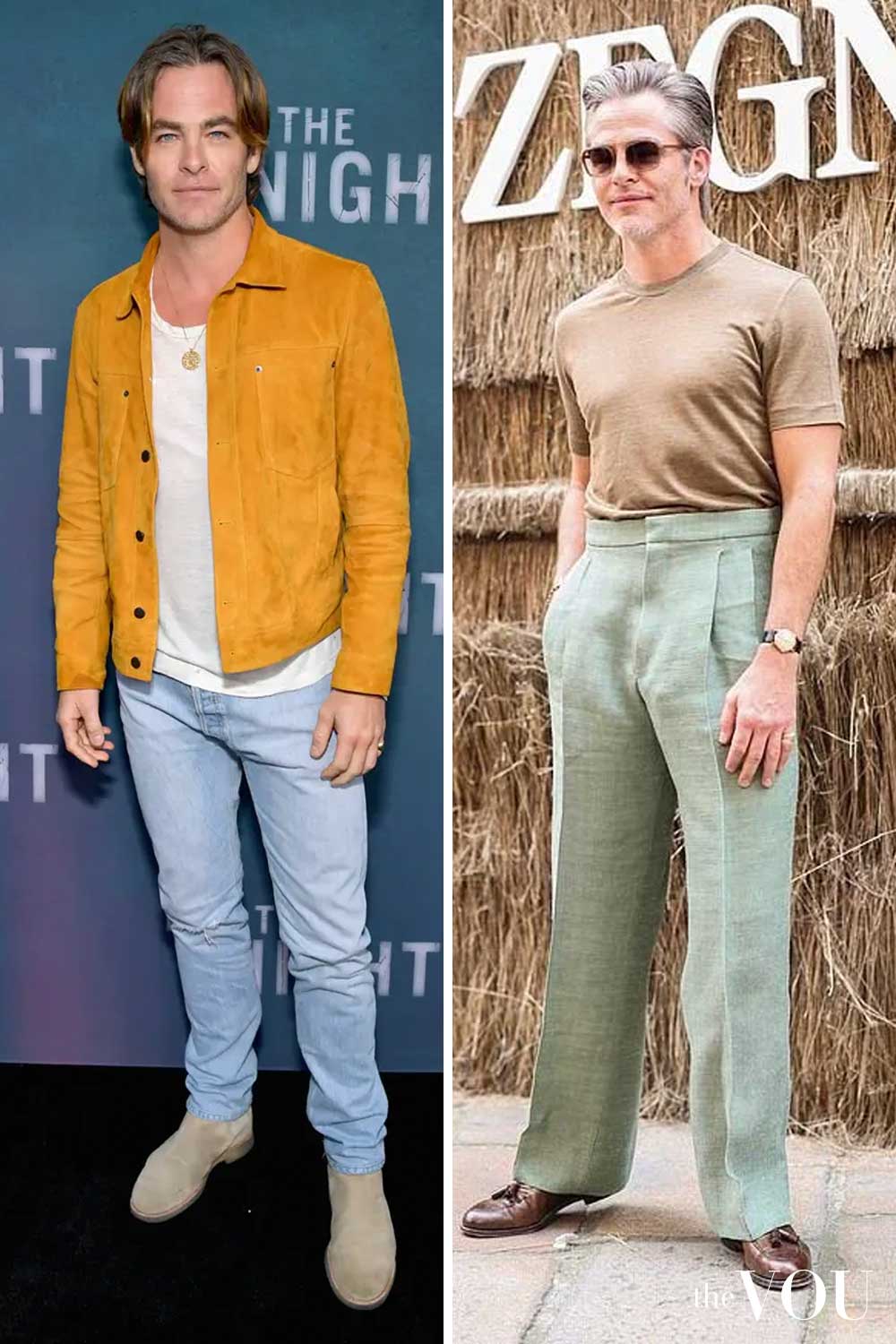 Chris Pine Light Spring Seasonal Colour Style