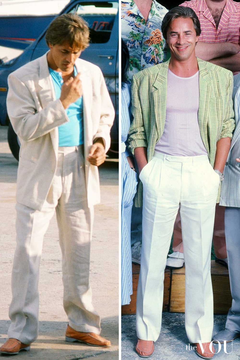 Don Johnson's 80s Miami Linen Suit