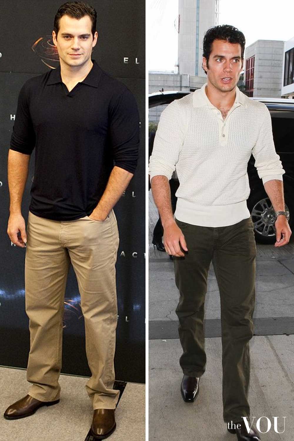 Henry Cavill Trapezoid Body Shape Formal Style