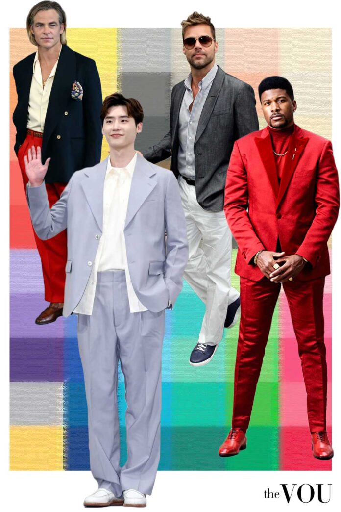 Light Spring Seasonal Colour Men Male Celebrities