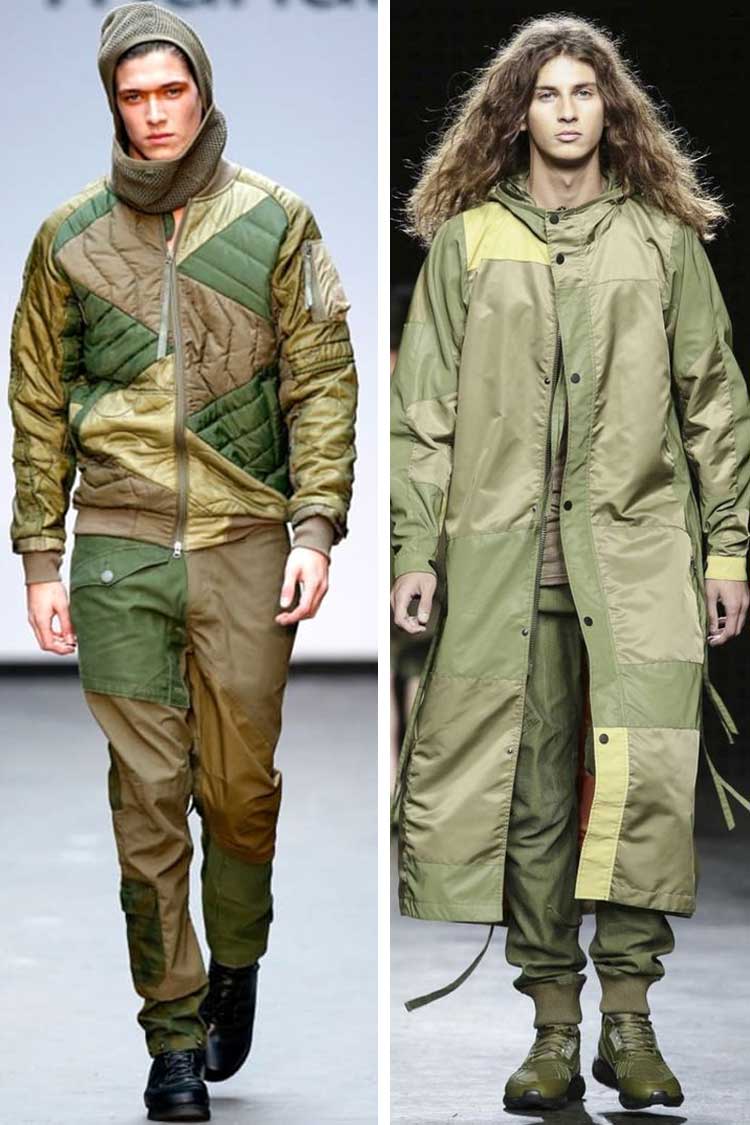 Maharishi recycled military fabric menswear