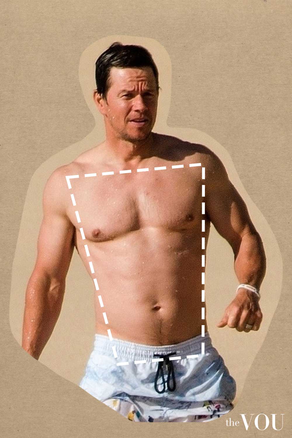 Mark Wahlberg Trapezoid Body Shape