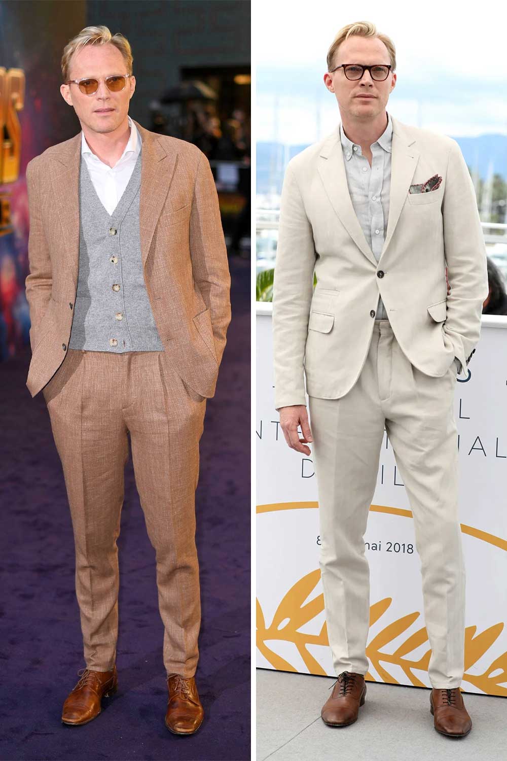 Paul Bettany Light Spring Seasonal Colour Style