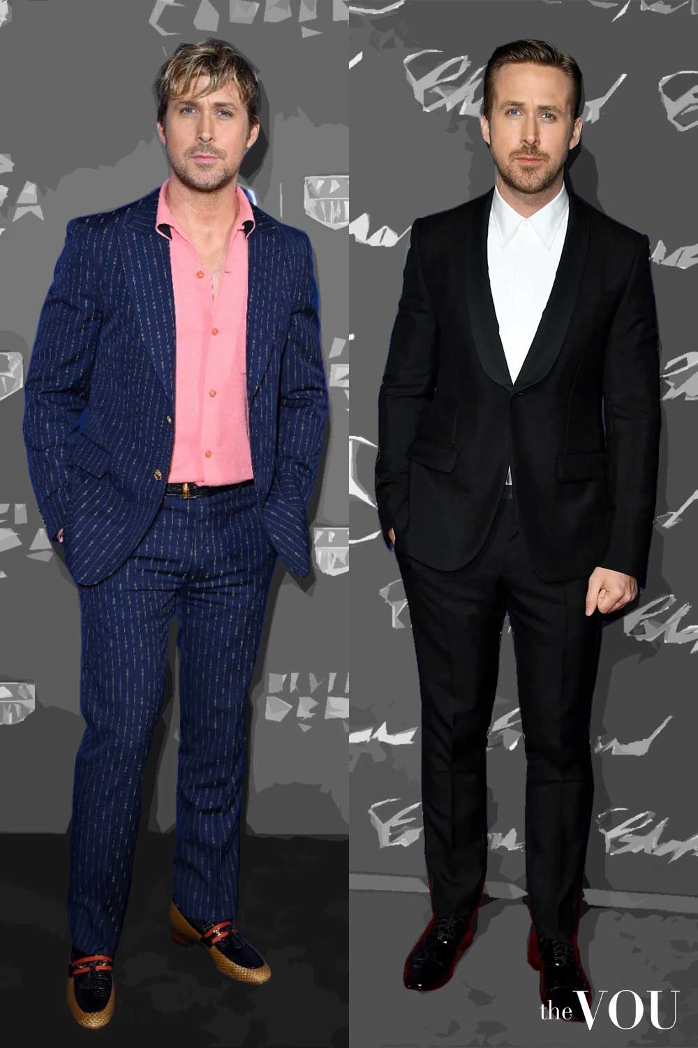 Ryan Gosling Rectangle Body Shape Formal Style