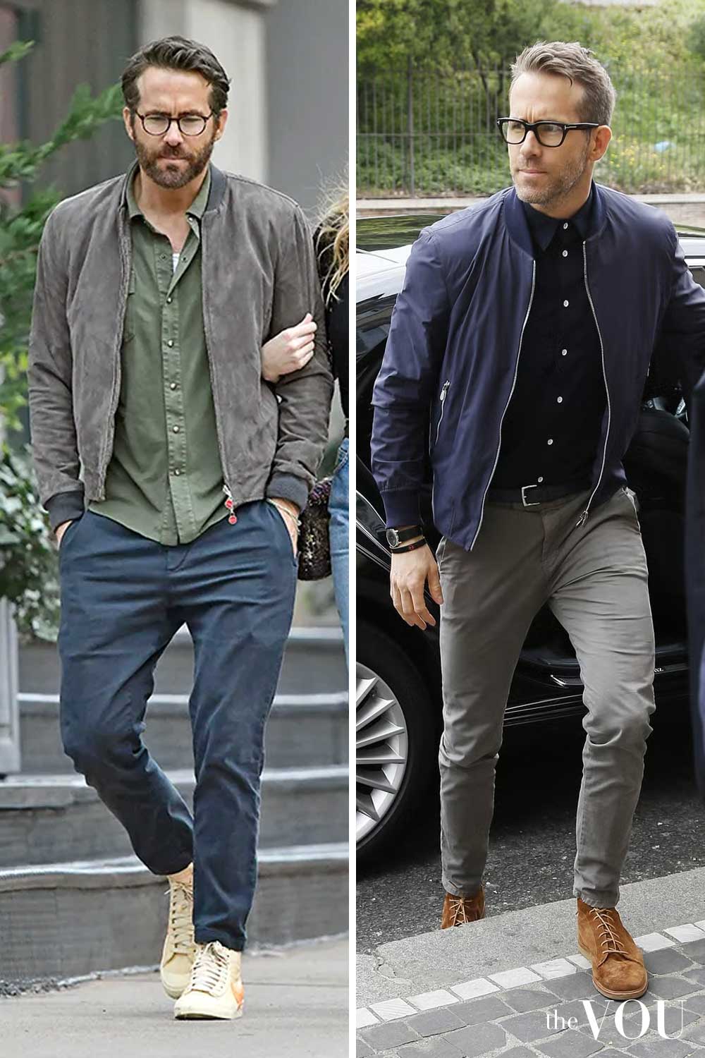 Ryan Reynolds Trapezoid Body Shape Casual Style