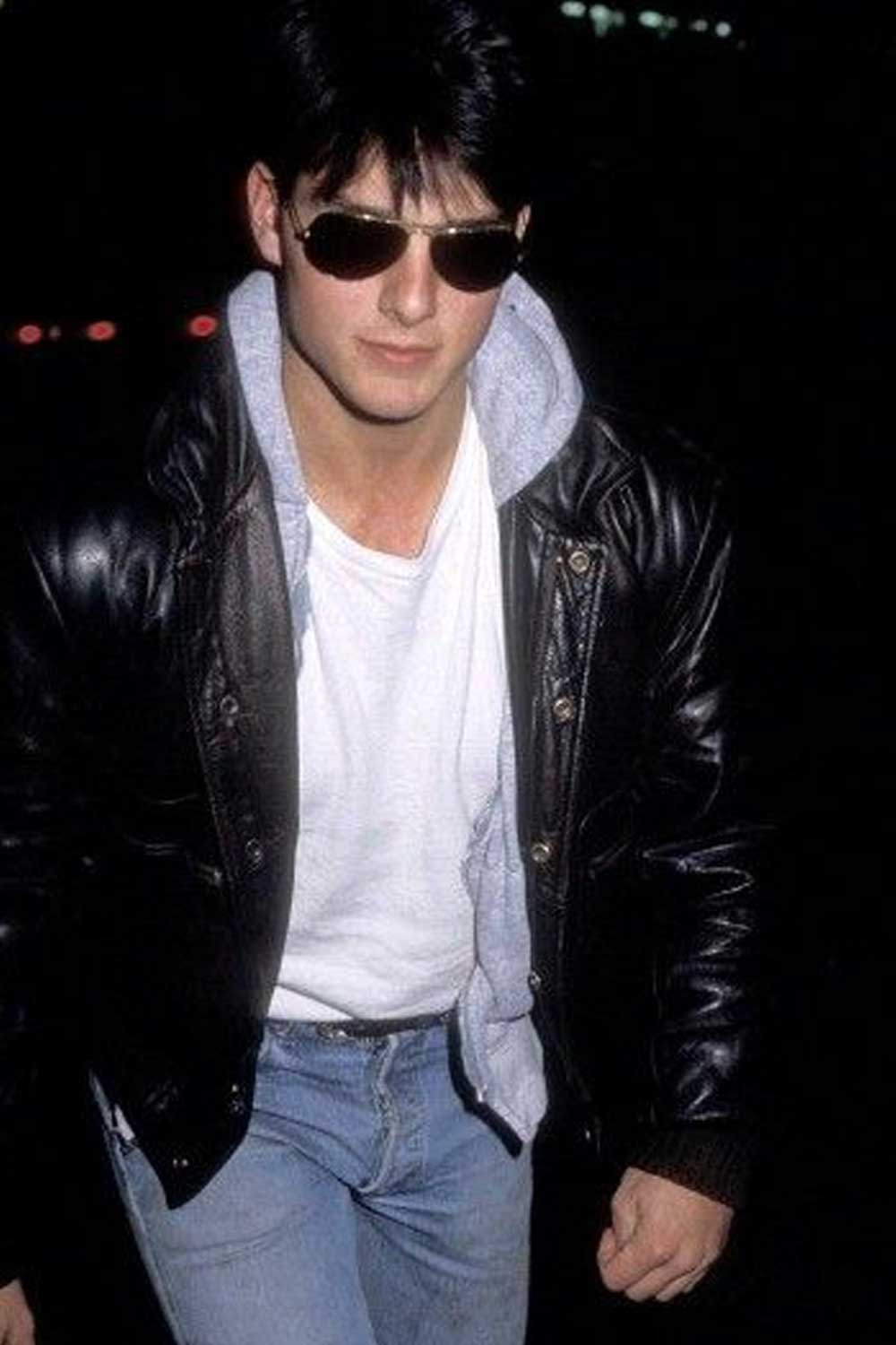 80s leather jacket look hotsell