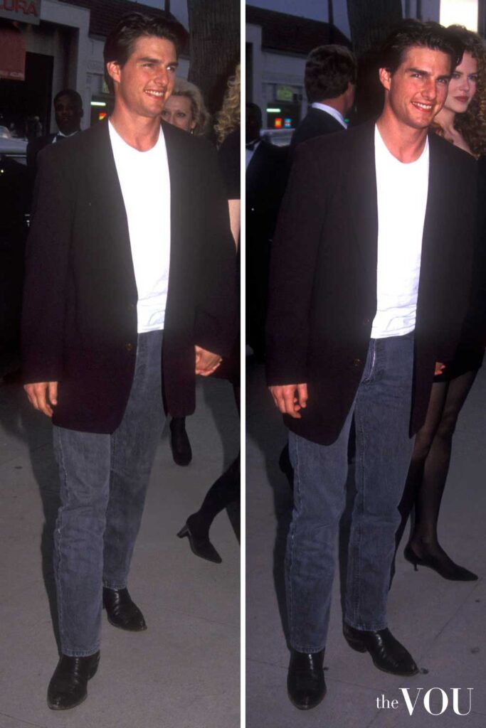Elegantes 90er Mode Manner Jeans Bilder
