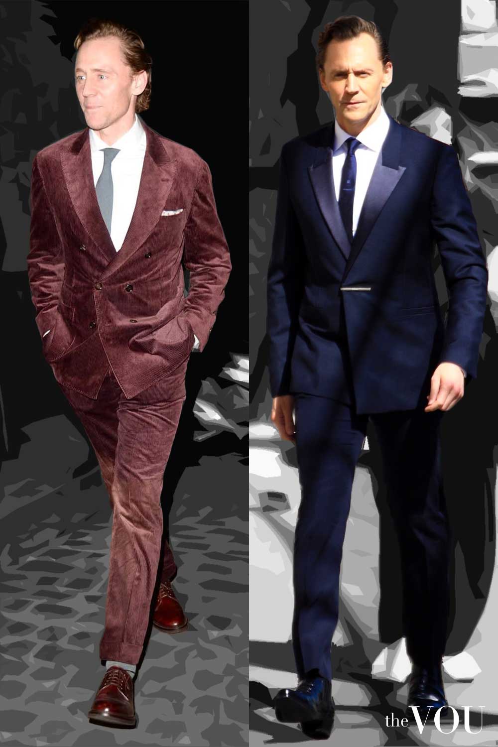 Tom Hiddleston Rectangle Body Shape Formal Style