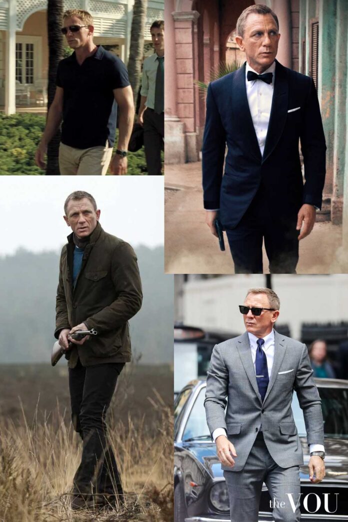 Daniel Craig James Bond luxury brands